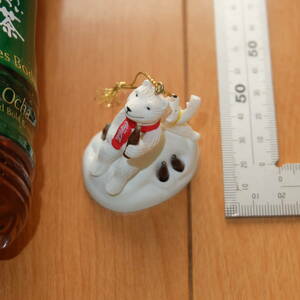 コカ・コーラ しろくま シロクマ 白くま 白クマ 白熊 ポーラベア キーホルダー フィギュア 1998年 CCJC ノベルティグッズ 非売品 おまけ