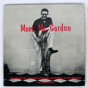 BOB GORDON/MEET MR. GORDON/PACIFIC JAZZ PJLP12 10