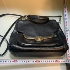 COACH コーチ　ショルダーバッグ　黒色