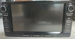 純正 三菱 MITSUBISHI カーナビN-14 8750A569 ジャンク扱い CD RADIO unit display,multivision パーツ取り等に 