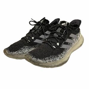 BC818 adidas アディダス SenseBounce+ メンズ スニーカー US8.5 26.5cm ブラック ホワイト メッシュ