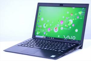 【1円～】Office2021搭載！薄型軽量1.07kg！13.3型FHD液晶快速PC！VAIO ProPG VJPG1113BL2B i5-8250U RAM8G SSD256G Win10