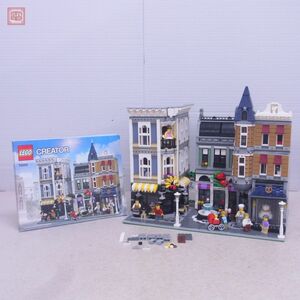 組立済 レゴ クリエイター エキスパート 10255 にぎやかな街角 LEGO CREATOR 現状品【FE