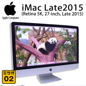 ★iMac Late 2015 Retina 5K 27インチ・ 4.0GHz クアッドコア i7(4Core)・メモリ 32GB・SSD 512GB・macOS Catalina[難あり品]-02