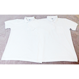 Printstar ポロシャツ 2枚 白 00100-VP 2着 ホワイト プリントスター 鹿の子