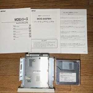 【動作未確認】Buffalo 内蔵 MO ドライブ MOS-645FBH Windows 95 ディスク等付属