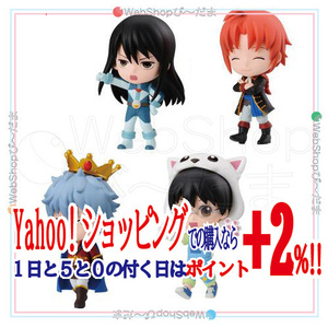 ★ちびきゅんキャラ 銀時＆新八＆桂＆神威 ゲーセン銀魂ァァァランド!! Winter2015◆新品Ss