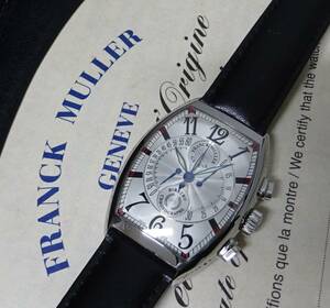 美品 FRANCK MULLER フランクミュラー トノウカーベックス ビーレトロ クロノグラフ 7850CCB 自動巻 メンズ 国際保証書あり純正箱あり 本物