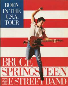 送料無料！貴重Bruce Springsteen日本公演パンフ_チケット半券付