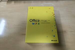 ジャンク扱い　Microsoft Office:Mac 2011 Home and student