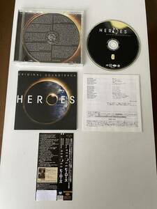 【帯付き　本体美品】ドラマ　サウンドトラック HEROES ヒーローズ ORIGINAL SOUNDTRACK オリジナル・サウンドトラック　全米　大ヒット