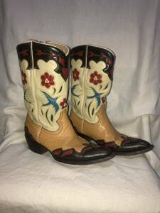 Montana(モンタナ)ウエスタンブーツ レザー 革 western boots vintage 切り返し レディース サイズ