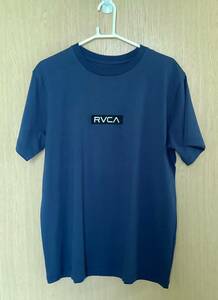 RVCA　ルーカ　半袖　Tシャツ　メンズ　USサイズM　日本サイズL　新品未使用　送料無料　ルカ　ネイビー　青　ブルー　NBL　人気