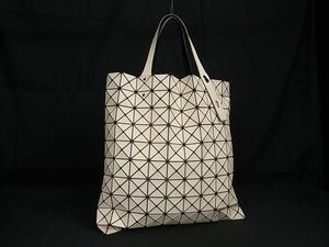 1円 ■美品■ BAO BAO ISSEY MIYAKE バオバオイッセイミヤケ ルーセント PVC トートバッグ ショルダー アイボリー系×ブラック系 AW4577