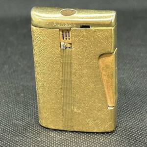 #8230　ロンソン ガスライター 喫煙具 英字ロゴ ゴールドーカラー金具 サイズ約5.7×3.8cm RONSON 現状品