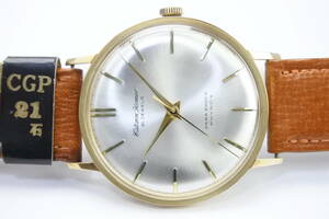 奇跡未使用品 ☆１９６１年製　シチズン CITIZEN HOMER PARASHOCK　２１石 手巻紳士腕時計　自動組立設計最初機種　