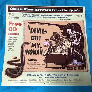 2006年CD付きブルースカレンダー「Classic Blues Artwork from the 1920