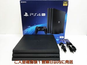 【1円】PS4 Pro 本体 セット 1TB ブラック SONY PlayStation4 CUH-7200B 初期化/動作確認済 FW8.03 K06-064yk/G4