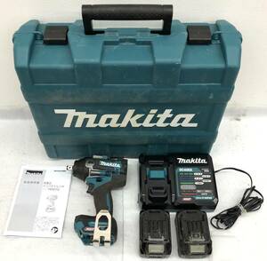 makita マキタ TW007G 充電式インパクトレンチ バッテリー2個 ケース 説明書付き ジャンク品 中古品 通電確認OK