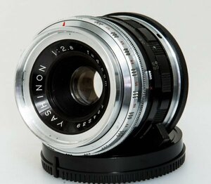 【改造レンズ】YASHINON 1:2.8 f=45mm　富岡光学製【YASHICA Minister】をSONY E（NEX）マウント用レンズに改造