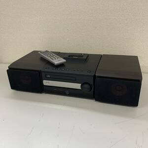 【C1】 JVC Kenwiod CA-EXS1 ミニコンポ SP-EXS1 動作品 CDデッキ レシーバー リモコン ウッドコーン 1485-33