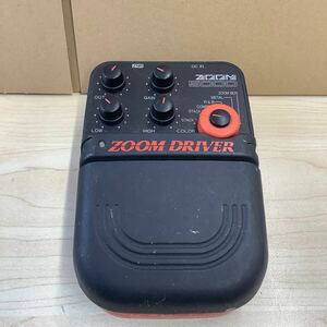 (40) ZOOM 5000 ZOOM DRIVER エフェクター 現状品 通電のみ確認