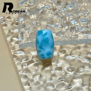 上級 EU製 定価5万円★ROBEAN・チベット天珠★パワーストーン アクセサリー ラリマー 天然石 癒し 平和 お守り 約26.4*17mm M426037