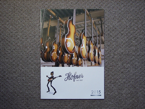 【カタログのみ】Hofner 2015.05 検 ヘフナー ベース バイオリンベース H500/1 Vintage