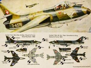 , ノボ 78075 (F204) 1/72 ホーカー ハンター F.G.A.9 Hunter FGA9 Ground attack fighter novo