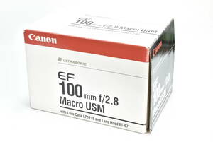 Canon EF 100mm f2.8 Macro USM 空箱 送料無料 EF-TN-YO1517