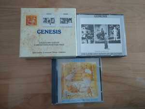 ★ジェネシス Genesis ★月影の騎士 Selling England By The Pound 等 ★3CD ★ボックス ★中古品★ピクチャーCD★ボックス汚れ