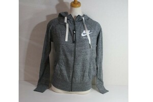 ★☆NIKE ナイキ ウィメンズ フルZIPパーカー883730　薄手グレー杢Ｍ☆★