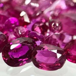 ［天然ルビーおまとめ］ A 20ct 裸石 宝石 コランダム corundum jewelry ジュエリー ruby 紅玉 DF8 ③S