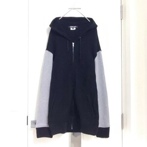 COMME des GARCONS HOMME DEUX 切替 ドッキング ニット ジップ パーカー Beams glamb 1PIU1UGUALE3 UNDERCOVER Mihara Yasuhiro