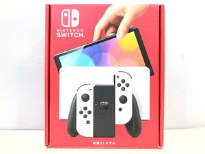 〇【1】動作確認済み 初期化済み Nintendo Switch / ニンテンドー スイッチ 新型 ホワイト 有機ELモデル 同梱不可 1円スタート