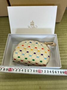 戸0307 wako 小さな包み ミニ 財布　和光　ポーチ