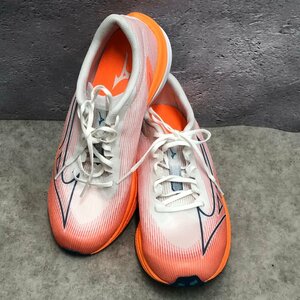 ◎M144 MIZUNO ランニングシューズ ウエーブリベリオン フラッシュ J1GC233501 メンズ 25cm ミズノ (rt)