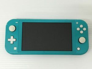 K18-813-0429-049【ジャンク】Nintendo Switch Lite(ニンテンドースイッチ ライト) MOD.HDH-001 ターコイズ 本体のみ ※通電確認済み
