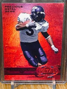 NFL LaDainian Tomlinson 2013 Fleer Retro Metal Universe Precious Metal Gems PMG Red /100 #M103 / San Diego Chargers RB