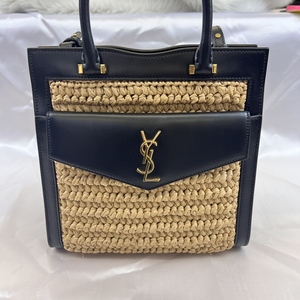 YVESSAINTLAURENT イヴサンローラン バッグ ショルダー/メッセンジャーバッグ Black Leather YSL 2WAY バッグ