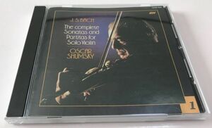 ASV 国内盤 CD オスカー シュムスキー J.S.バッハ 無伴奏ヴァイオリンのためのソナタとパルティータ 1 廃盤 希少 クラウンレコード