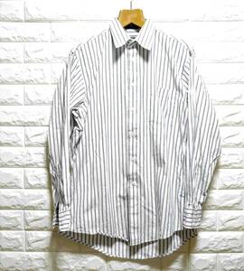 F6 □ Christian Dior MONSIEUR □ クリスチャンディオールムッシュ　長袖シャツ　ストライプ系　中古　サイズ？