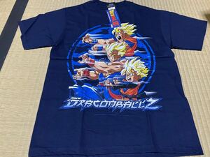 （20）希少　海外版　ドラゴンボールZ 半袖Tシャツ イラスト Tシャツ ネイビー　Lサイズ　当時物