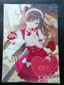 C97 pixiv rurudo nagu A4クリアファイル 両面 当選品 非売品 コミックマーケット９７ コミケ