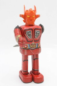 【行董】AZ441BOT44 ⑩ マッハバロン スーパーロボット ポピー NTV ゼンマイ式 ブリキ レトロ おもちゃ 玩具 当時物 レトロ ※ゆうパ※