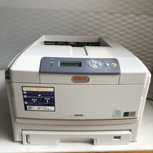 YU-109　レーザープリンター　C810dn　沖データ　印刷機　　印刷機　中古品　現状　本体のみ 通電確認済み