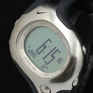 1円 稼働 ナイキ QZ WR0101 100M 6N1 デジタル文字盤 メンズ腕時計 TCY 7293000 4ETY