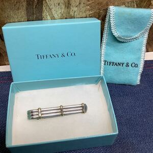 送料無料【Sう173】Tiffany ティファニー　ヴィンテージ コンビ　タイピン