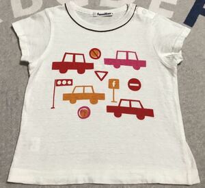 ★ファミリア★半袖Ｔシャツ★90★familiar★車