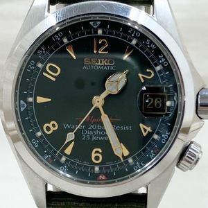 SEIKO セイコー PROSPEX プロスペックス Alpinist アルピニスト SCVF009(4S15-6000) グリーン 自動巻き 本体のみ ベルト非純正 腕時計